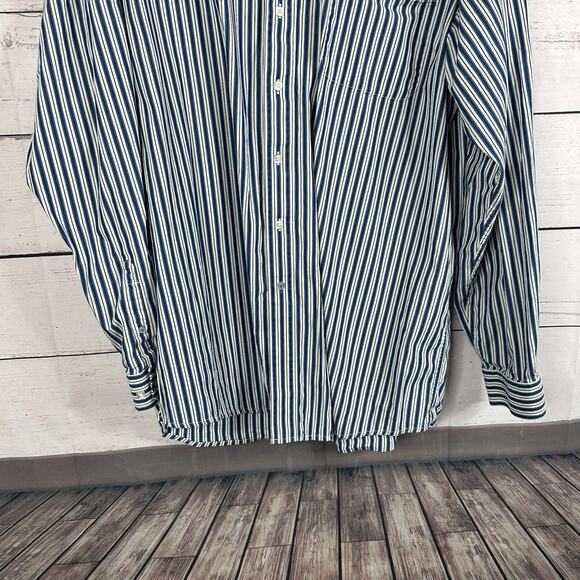 Cinch Shirt Mens XXL 2X Blue Button Long Sleeve Casual Plaid Western Rodeo Fair - Picture 3 of 11